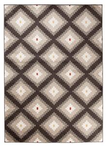 Makro Abra Moderní kusový koberec MAROKO L885A tmavě hnědý Rozměr: 60x100 cm