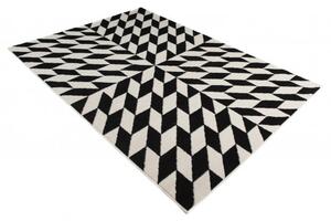 Makro Abra Moderní kusový koberec MAROKO T419B černý bílý Rozměr: 300x400 cm