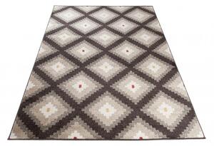 Makro Abra Moderní kusový koberec MAROKO L885A tmavě hnědý Rozměr: 200x290 cm