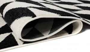 Makro Abra Moderní kusový koberec MAROKO T419B černý bílý Rozměr: 300x400 cm