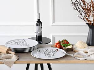 SADA TALÍŘŮ NA PIZZU, keramika, 33 cm Creatable - Online Only nádobí, Online Only