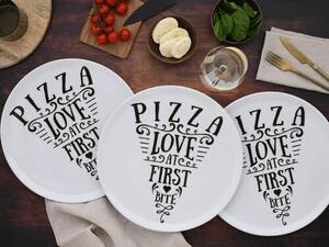 SADA TALÍŘŮ NA PIZZU, keramika, 33 cm Creatable - Online Only nádobí, Online Only