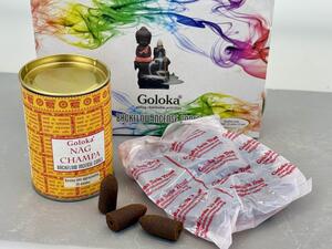 Vonné kužele se zpětným tahem – Nag Champa