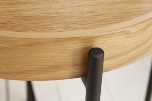 Odkládací stolek ELEMENTS 43 CM dubová dýha Nábytek | Doplňkový nábytek | Odkládací stolky