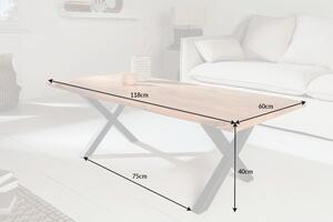 Konferenční stůl MAMMUT X 118 CM masiv akácie honey Nábytek | Obývací pokoj | Konferenční stolky | Všechny konferenční stolky