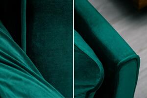Pohovka DIVANI 215 CM smaragdově zelená rozkládací Nábytek | Obývací pokoj | Sedací soupravy a pohovky | Pohovky | Všechny pohovky