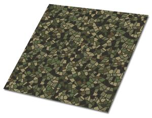 Samolepící vinylové čtverce Vojenská mozaika