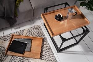 2SET odkládací-konferenční stolek ELEMENTS 60 CM dubová dýha Nábytek | Doplňkový nábytek | Odkládací stolky