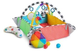 Baby Einstein - Dětská hrací deka 5v1 PATCH'S COLOR PLAYSPACE 3xAAA