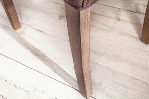 Židle CASTLE hnědá strukturovaná látka Nábytek | Jídelní prostory | Jídelní židle | Všechny jídelní židle