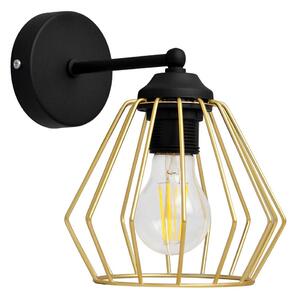 Nástěnná lampa AGAT 1xE27/15W/230V zlatá/černá
