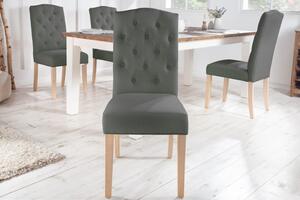 Židle CASTLE šedá strukturovaná látka Nábytek | Jídelní prostory | Jídelní židle | Všechny jídelní židle