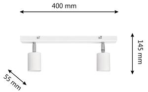 LED Bodové svítidlo TUNE 2xGU10/4,8W/230V bílá