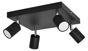 LED Bodové svítidlo TUNE 4xGU10/4,8W/230V černá