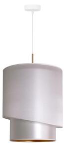 Duolla - Lustr na lanku PARIS 1xE27/15W/230V pr. 40 cm stříbrná/zlatá