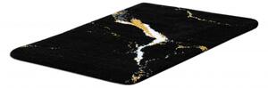Makro Abra Koupelnová předložka MARBLE Mramor protiskluzová černá Rozměr: 50x80 cm