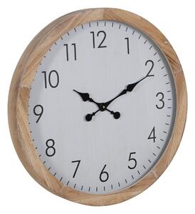 BigBuy Home Nástěnné hodiny Bílý Dřevo 60 x 60 x 6,5 cm