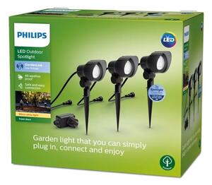 Philips -SADA 3x LED Venkovní bodové svítidlo GARDENLINK LED/6W/230V 2700K IP44