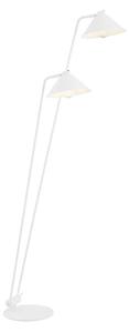 Argon 7074 - Stojací lampa GABIAN 2xE27/15W/230V bílá