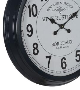 BigBuy Home Nástěnné hodiny Bílý Černý Železo 70 x 70 x 6,5 cm
