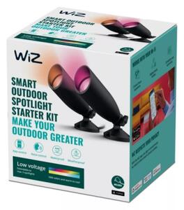 WiZ -SADA 2x LED RGBW Stmívatelné venkovní svítidlo SPOT LED/10W/230V IP65 Wi-Fi