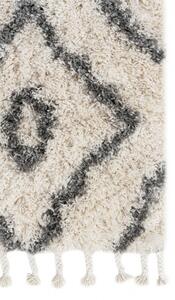 Makro Abra Kusový koberec Shaggy AZTEC FN30A Krémový Rozměr: 140x200 cm