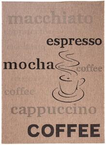 Balta Kusový koberec Sisal Floorlux Cappuccino 20220 Coffee / Black Rozměr: 200x290 cm