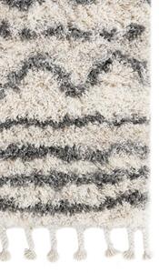 Makro Abra Kusový koberec Shaggy AZTEC FN28D Krémový Rozměr: 60x100 cm
