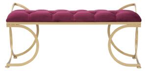Pokojová lavice LUXY 103 CM vínová Nábytek | Doplňkový nábytek | Pokojové lavice
