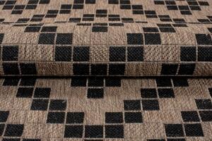 Balta Kusový koberec Sisal Floorlux 20147 Coffee / Black Rozměr: 160x230 cm
