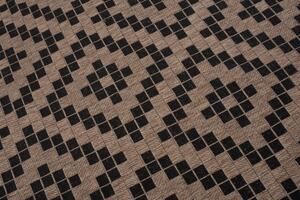 Balta Kusový koberec Sisal Floorlux 20147 Coffee / Black Rozměr: 160x230 cm