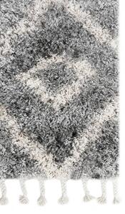 Makro Abra Kusový koberec Shaggy AZTEC Q742A Šedý Rozměr: 140x200 cm