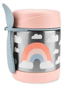 Skip Hop - Termoska na jídlo se lžičkou/vidličkou SPARK STYLE 325 ml duha