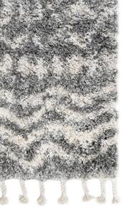 Makro Abra Kusový koberec Shaggy AZTEC FA60B Tmavě Šedý Rozměr: 140x200 cm
