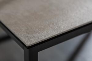 Šedý keramický konferenční stolek Symbiose 75 cm