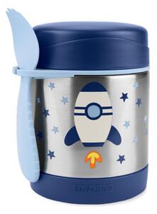 Skip Hop - Termoska na jídlo se lžičkou/vidličkou SPARK STYLE 325 ml raketa