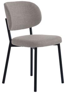 Pískově hnědá čalouněná jídelní židle Unique Furniture Fowler