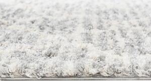 Makro Abra Kusový koberec Shaggy AZTEC FN43A Šedý Rozměr: 80x150 cm