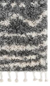 Makro Abra Kusový koberec Shaggy AZTEC FN28A Tmavě Šedý Rozměr: 200x300 cm