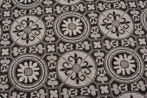 Balta Kusový koberec Sisal Floorlux 20416 Black / Silver Rozměr: 120x170 cm