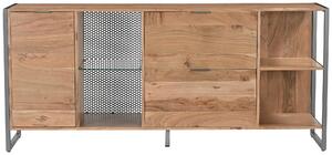 ŠIROKÁ KOMODA, akácie, přírodní barvy, 178/80/40 cm Livetastic - Online Only komody, Online Only