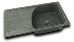 RETRO DŘEZ 90x49cm ROSSETTA STONE s levým odkapem