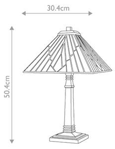 Elstead TF-ALDERLEY-TL-L - Stolní lampa Tiffany ALDERLEY 1xE27/60W/230V