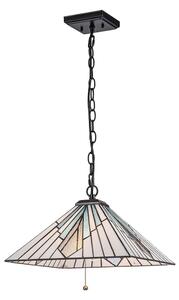 Elstead TF-ALDERLEY-P - Lustr na řetězu Tiffany ALDERLEY 1xE27/60W/230V