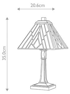 Elstead TF-ALDERLEY-TL-M - Stolní lampa Tiffany ALDERLEY 1xE14/40W/230V 35 cm