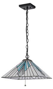 Elstead TF-ALDERLEY-P - Lustr na řetězu Tiffany ALDERLEY 1xE27/60W/230V