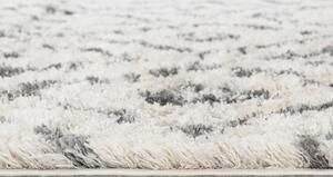 Makro Abra Kusový koberec Shaggy AZTEC FN30B Krémový Rozměr: 140x200 cm