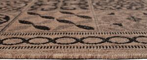 Balta Kusový koberec Sisal Floorlux 20369 Patchwork Coffee / Black Rozměr: 60x110 cm