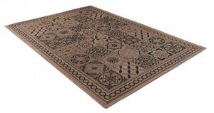 Balta Kusový koberec Sisal Floorlux 20369 Patchwork Coffee / Black Rozměr: 120x170 cm