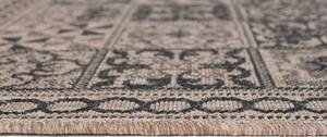 Balta Kusový koberec běhoun Sisal Floorlux 20369 Patchwork Coffee / Black Rozměr: 60x200 cm